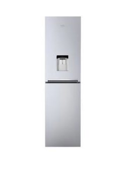 Beko Cfg1582Ds 55Cm Frost Free Fridge Freezer With Water Dispenser - Silver